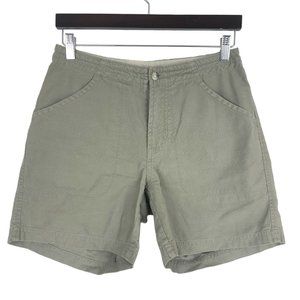 COLUMBIA Brown Casual 100% Cotton Shorts Women's Size 6 Casual Flat Front